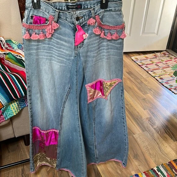 American Eagle Outfitters Skirts Restyled Maxi Denim Skirt